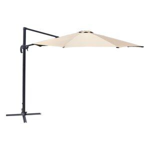 Záhradný slnečník Ø 350 cm Krémová