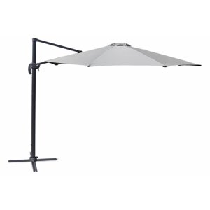 Záhradný slnečník Ø 350 cm Šedá
