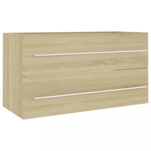 Skrinka pod umývadlo 90 cm Dekorhome Dub sonoma