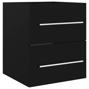Skrinka pod umývadlo 41 cm Dekorhome Černá