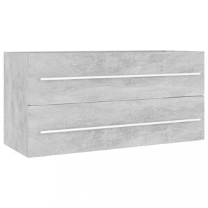 Skrinka pod umývadlo 100 cm Dekorhome Beton