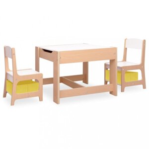 Detský set MDF Dekorhome Přírodní dřevo