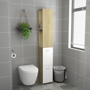 Kúpeľňová skrinka DTD Dekorhome Dub sonoma / bílá