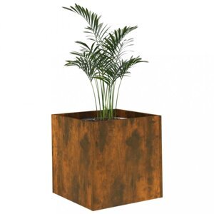 Kvetináč 40x40x40 cm Dekorhome Dub kouřový