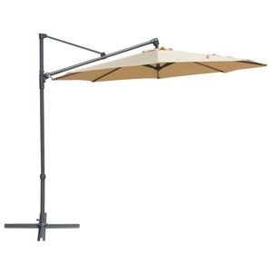 Slnečník s podstavcom ø 300cm Rojaplast Béžová