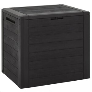 Záhradný úložný box 140 l Dekorhome Hnědá