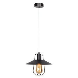 Závesná lampa TINAN Tempo Kondela Černá