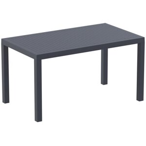 Záhradný stôl 140 cm Tmavě šedá