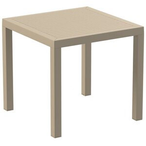 Záhradný stôl 80 cm Šedohnědá taupe