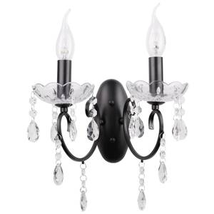 Nástenná lampa AURORA 2xE14 Candellux Černá