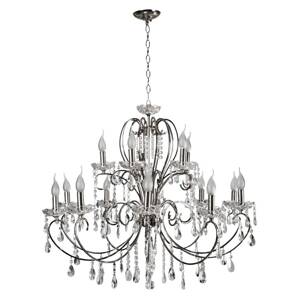 Závesná lampa AURORA 15xE14 luster Candellux Stříbrná