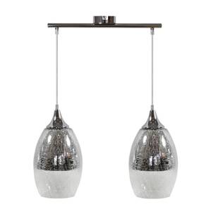 Závesná lampa CELIA 2xE27 Candellux Stříbrná