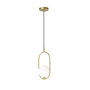 Závesná lampa CORDEL 1xG9 Candellux Zlatá
