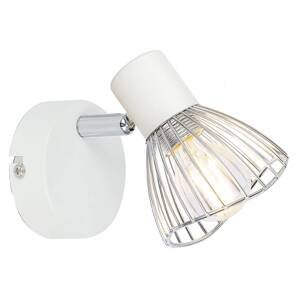 Nástenná lampa FLY Candellux Bílá / stříbrná