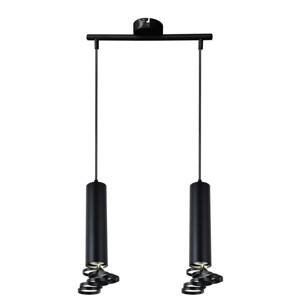 Závesná lampa TUBA 2xGU10 Candellux Černá