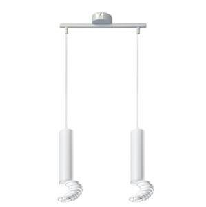 Závesná lampa TUBA 2xGU10 Candellux Bílá
