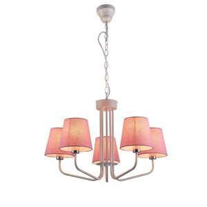 Závesná lampa YORK 5xE14 Candellux Růžová
