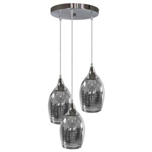 Závesná lampa MARINA 3xE27 Candellux Stříbrná