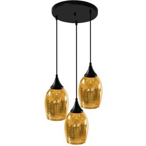 Závesná lampa MARINA 3xE27 Candellux Zlatá