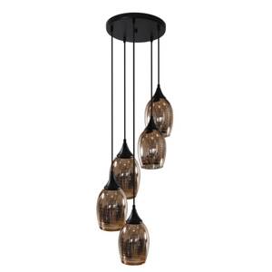 Závesná lampa MARINA 5xE27 Candellux Měděná