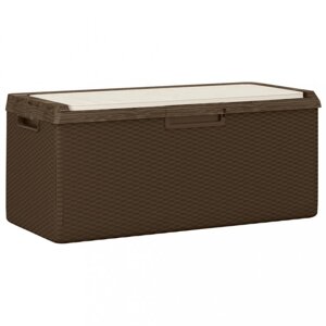 Záhradný úložný box s poduškou 350 l Dekorhome