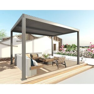 Bioklimatická záhradná pergola L46 3x3 m Antracit