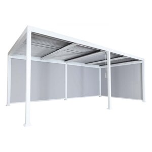 Bioklimatická pergola HWC-L46 3x6 so 3 bočnými stenami