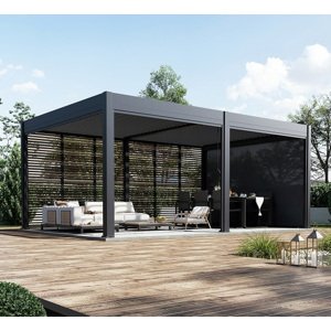 Bioklimatická pergola 6x4 m INTRO DUO Rojaplast