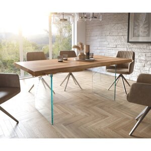 Jedálenský stôl Edge 180x90 cm XL prírodná akácia