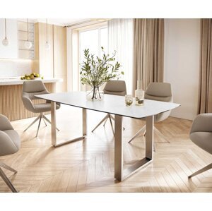 Jedálenský stôl Edge 200x100 cm keramický zaoblený Laminam®