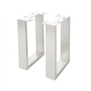 Sada 2 noh lavičky nepravidelná hrana Tree Bench 7,5x2,5 cm nerezová