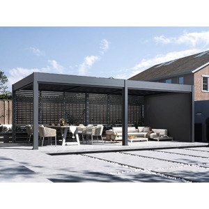 Bioklimatická pergola 7,2x3,6 m INTRO DUO Rojaplast