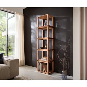 Regál Sakura 50x200 cm prírodná akácia 5 priehradiek