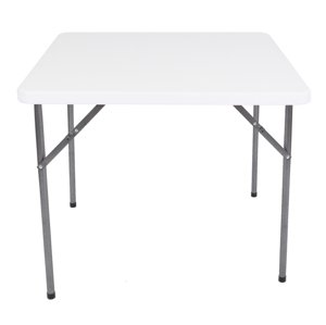 Skladací stôl CATERING oceľ / plast Rojaplast 86 x 86 x 74 cm