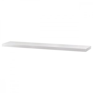 Nástenná polička P-002 120 cm Autronic Bílá lesk