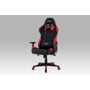 Kancelárska stolička KA-F02 látka / plast Autronic Červená