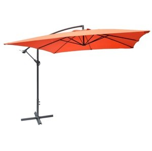 Slnečník kovový nepremokavý 8080 270x270cm Rojaplast Cihlová