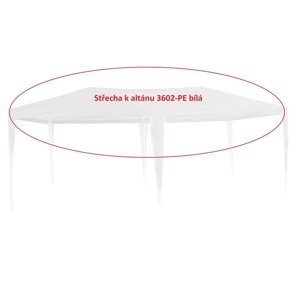 Strecha k altánku 3902-PE ROJAPLAST Bílá