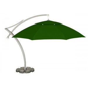 Závesný slnečník ø 420 cm Zelená