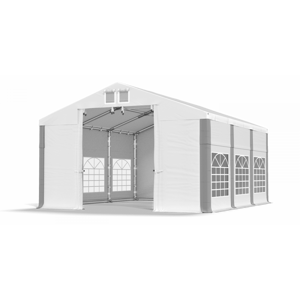 Záhradný párty stan 4x6m PROFI Bílá / šedá