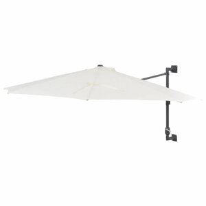Nástenný slnečník Ø 300 cm látka / kov Dekorhome