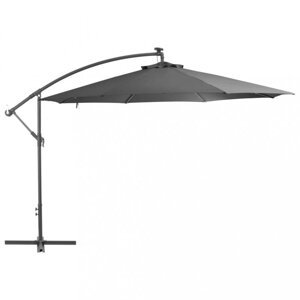 Konzolový slnečník s LED svetlami Ø 350 cm Dekorhome