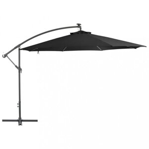 Konzolový slnečník s LED svetlami Ø 350 cm Dekorhome