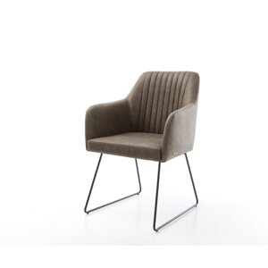 Jedálenská stolička Greg-Flex taupe vintage black base