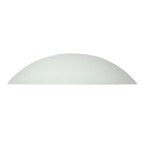 Biele okrúhle sklenené tienidlo pre stropnú lampu Aquila 31