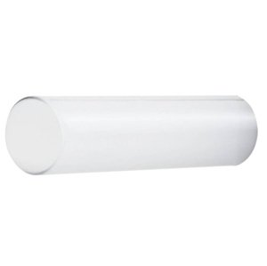 Biele sklenené tienidlo E14 pre nástennú lampu Jadet