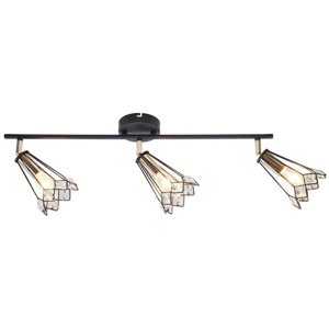 Stropné svietidlo čierne bodové 3xGU10 54cm Colly 93-01634