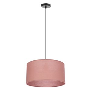Závesná lampa SHANTI čierna 1x40 E27 tienidlo vres