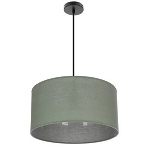 Závesná lampa SHANTI čierna 1x40 E27 mätové tienidlo