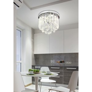 LED stropná lampa 28cm ATELLA CHROME